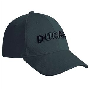 Ducati Cap Hat D-Attitude Embroidered Logo Black
